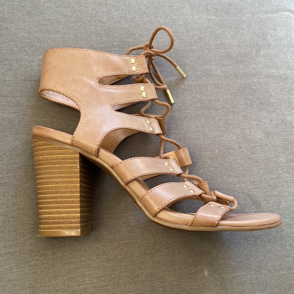 Madden Girl Boho Lace Up Heels